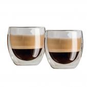 SET 2 VASOS DOBLE PARED 200ML VIDRIO VARENNA